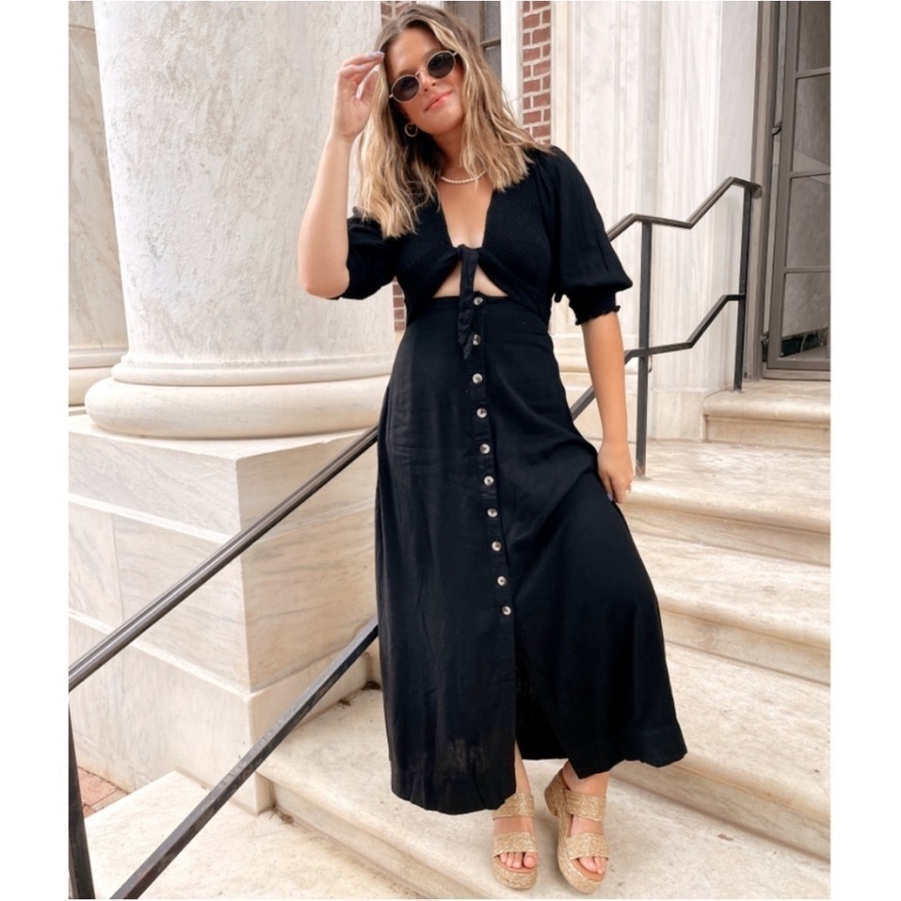 NWT Free People | String of Hearts Cutout Maxi Dress | XS
